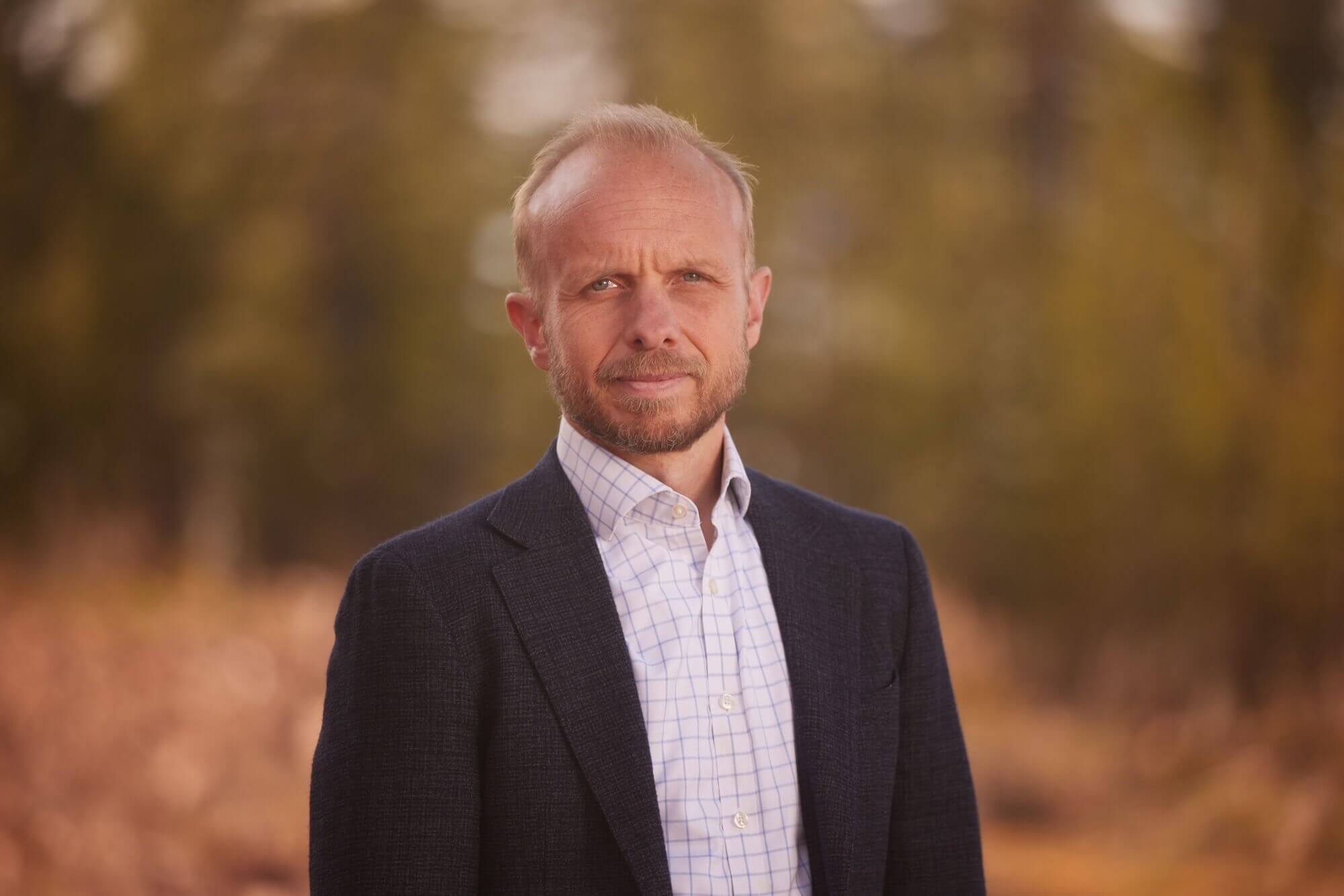 Wind turbines at sunset